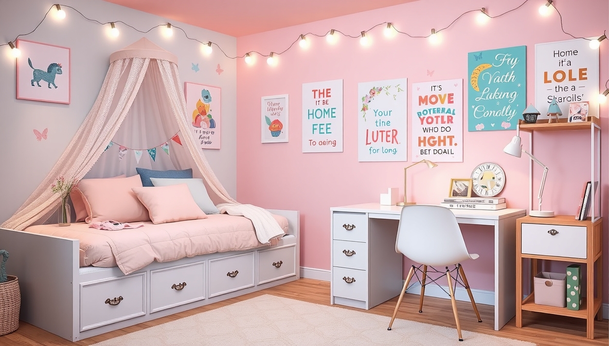 Cool 10-Year-Old Girl Bedroom
