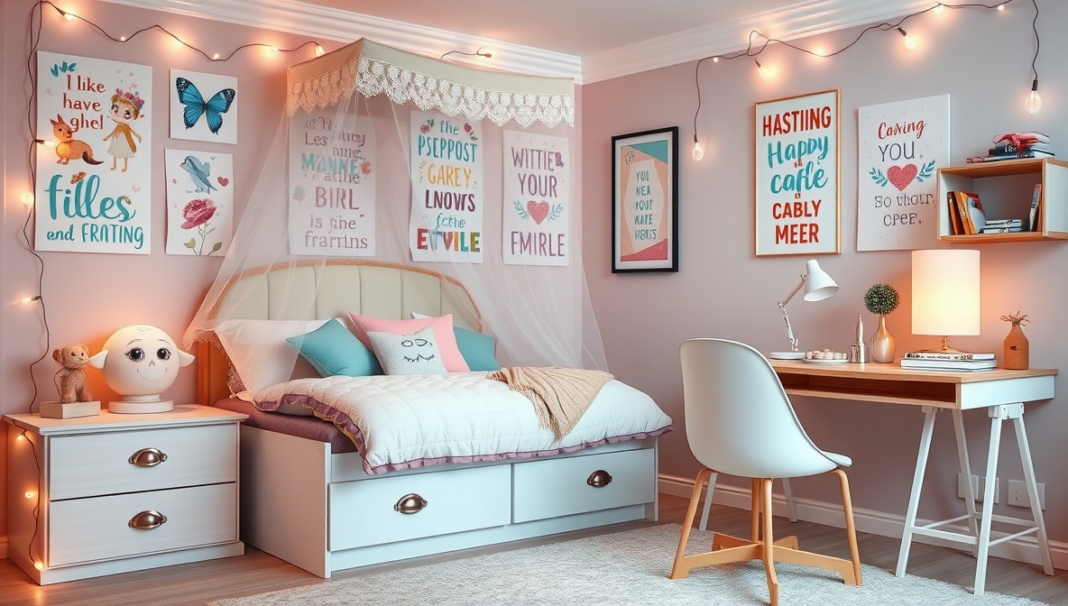 Cool 10-Year-Old Girl Bedroom