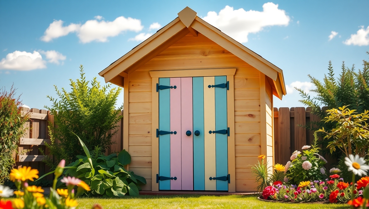 DIY playhouse door