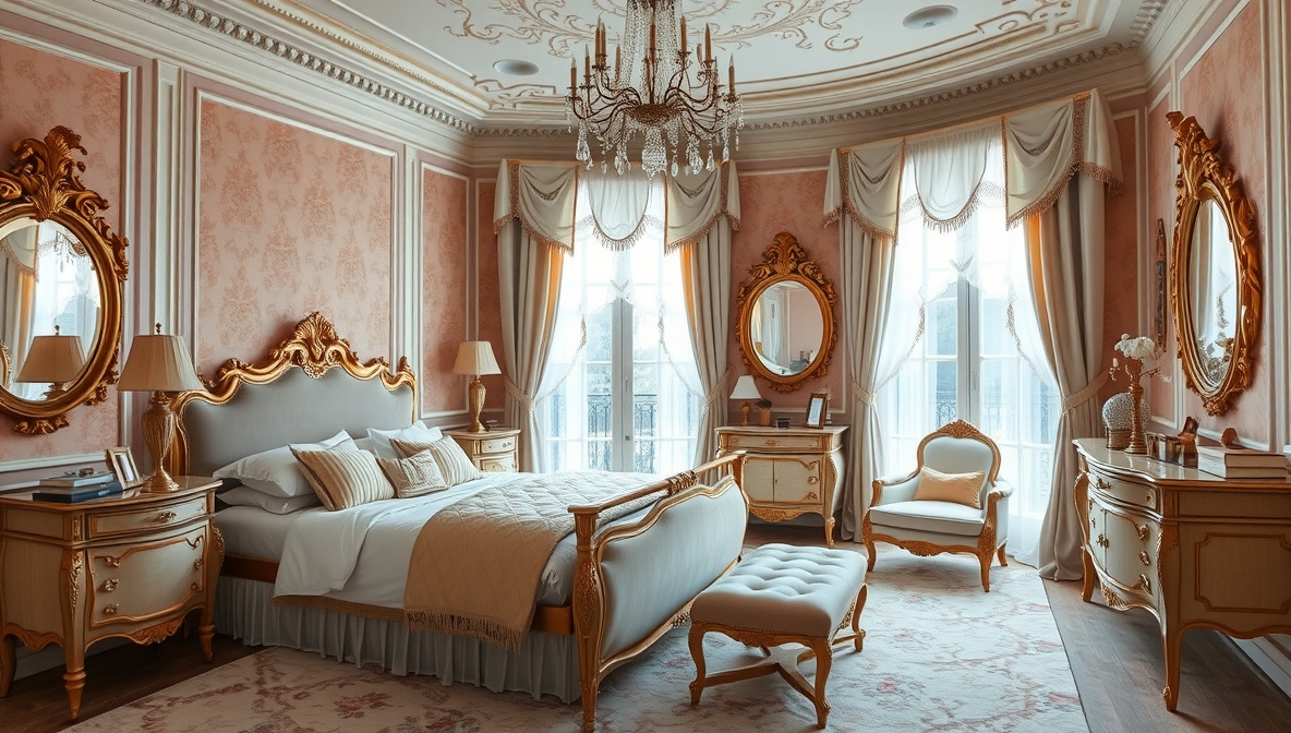Paris themed bedroom