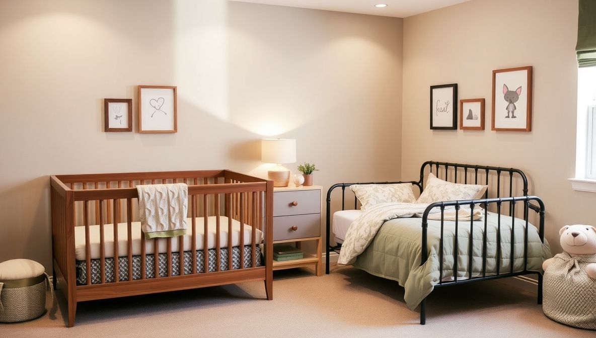 baby boy shared room ideas