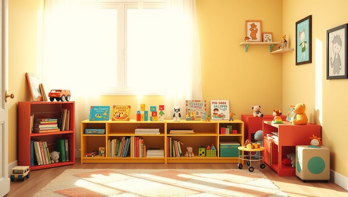 bookshelves for childrens room