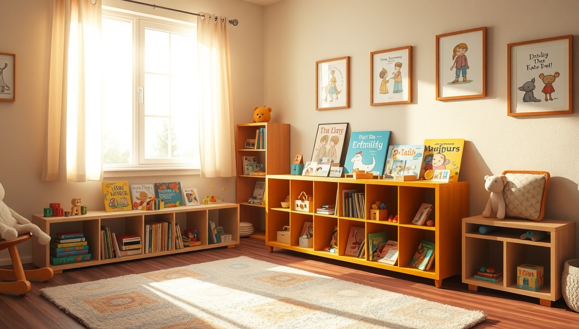 bookshelves for childrens room