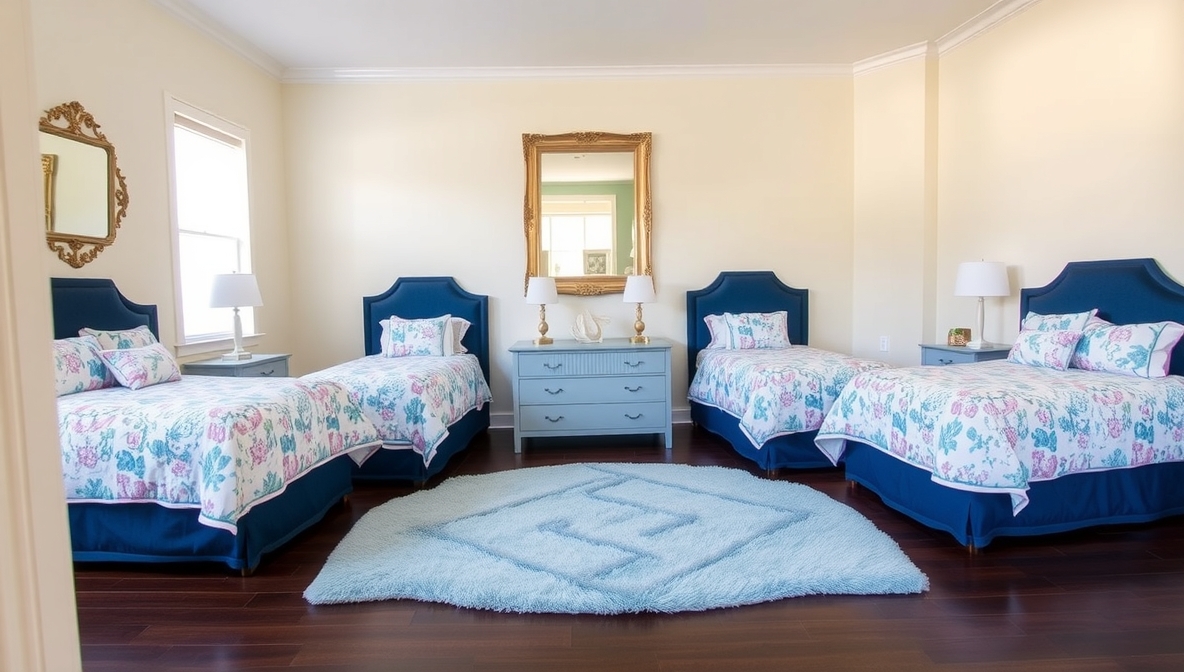 boy girl shared bedroom