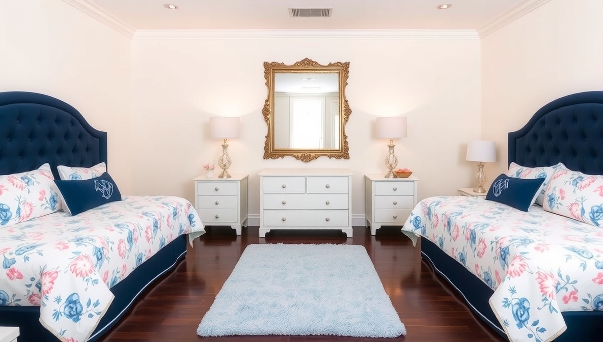 boy girl shared bedroom