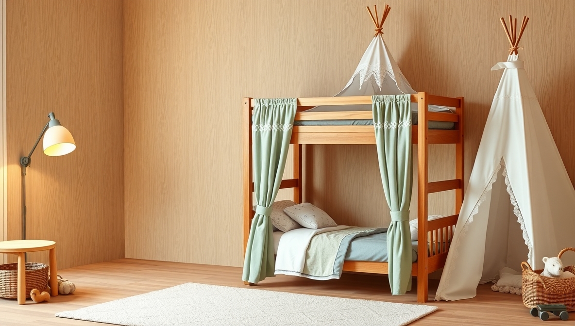 bunk bed and tipi
