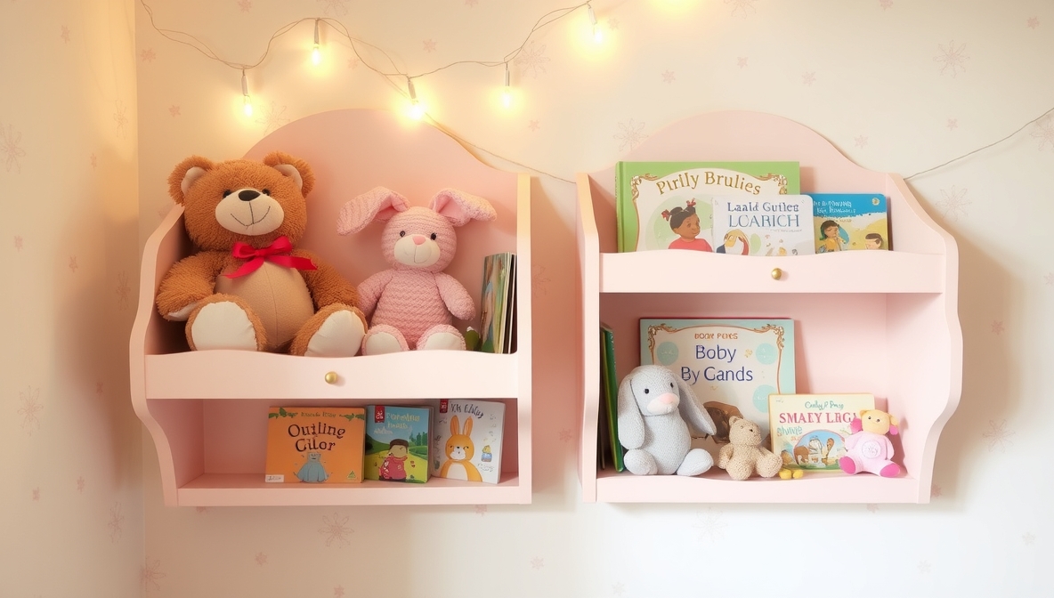corner shelves for kids