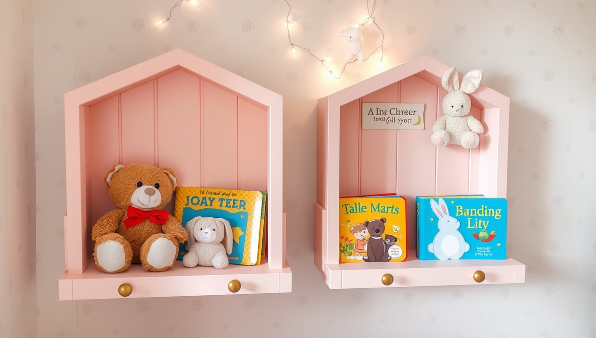 corner shelves for kids