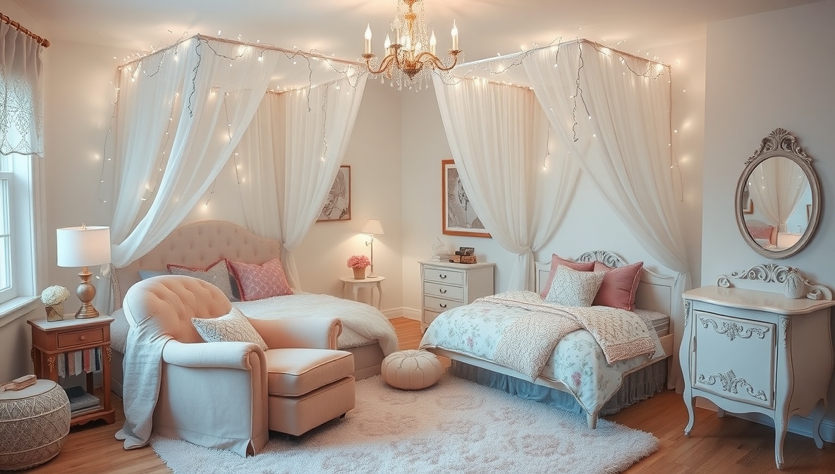 girls room DIY decor