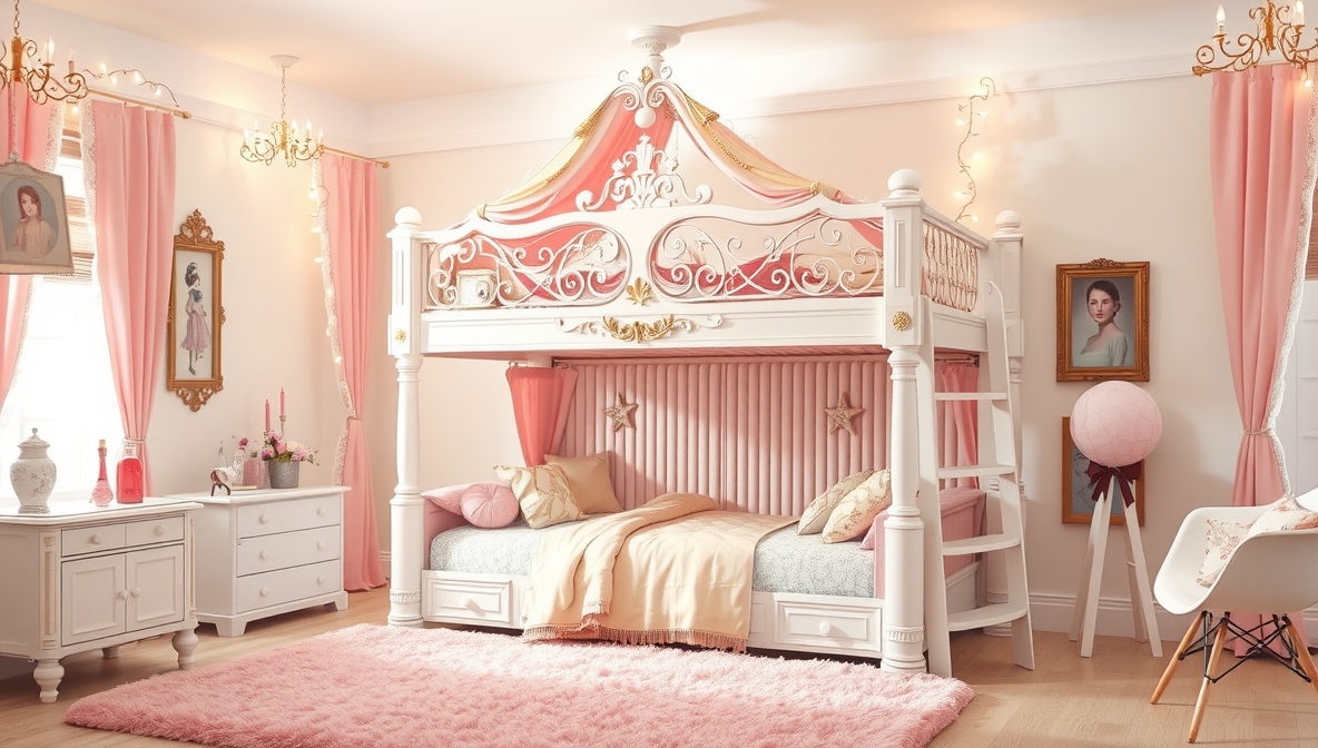 girly bunk beds