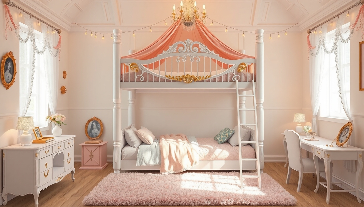 girly bunk beds
