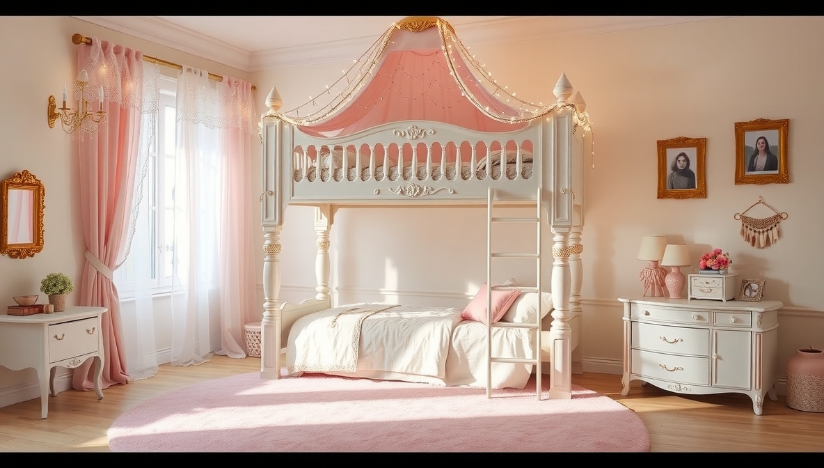 girly bunk beds