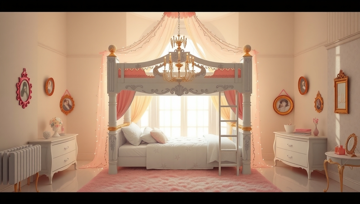 girly bunk beds