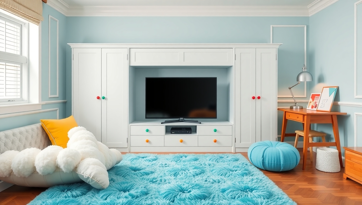 hidden tv cabinet