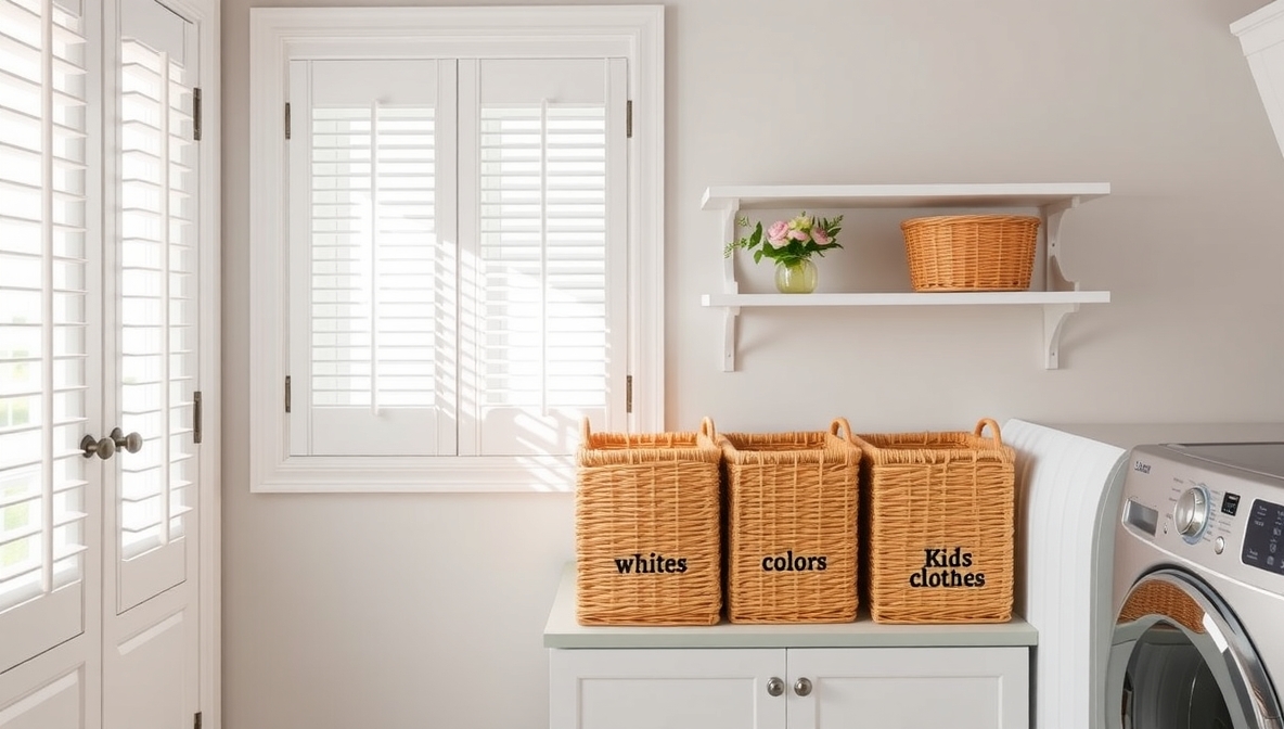 laundry room organization