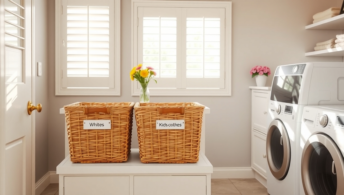 laundry room organization