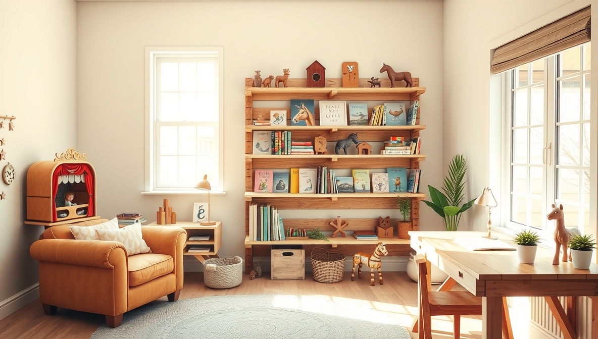 pallet wood kids room