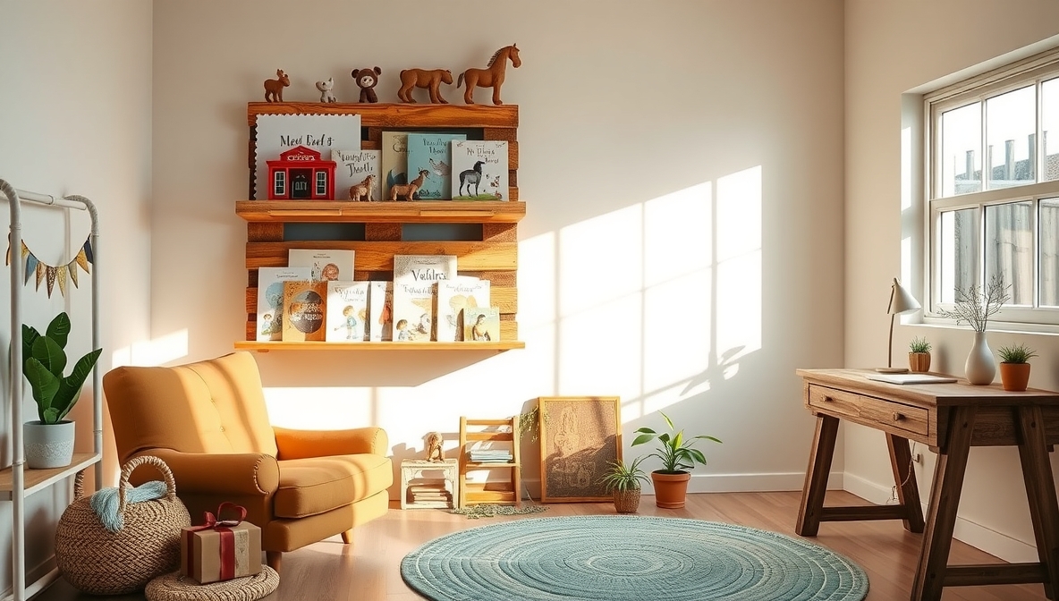 pallet wood kids room