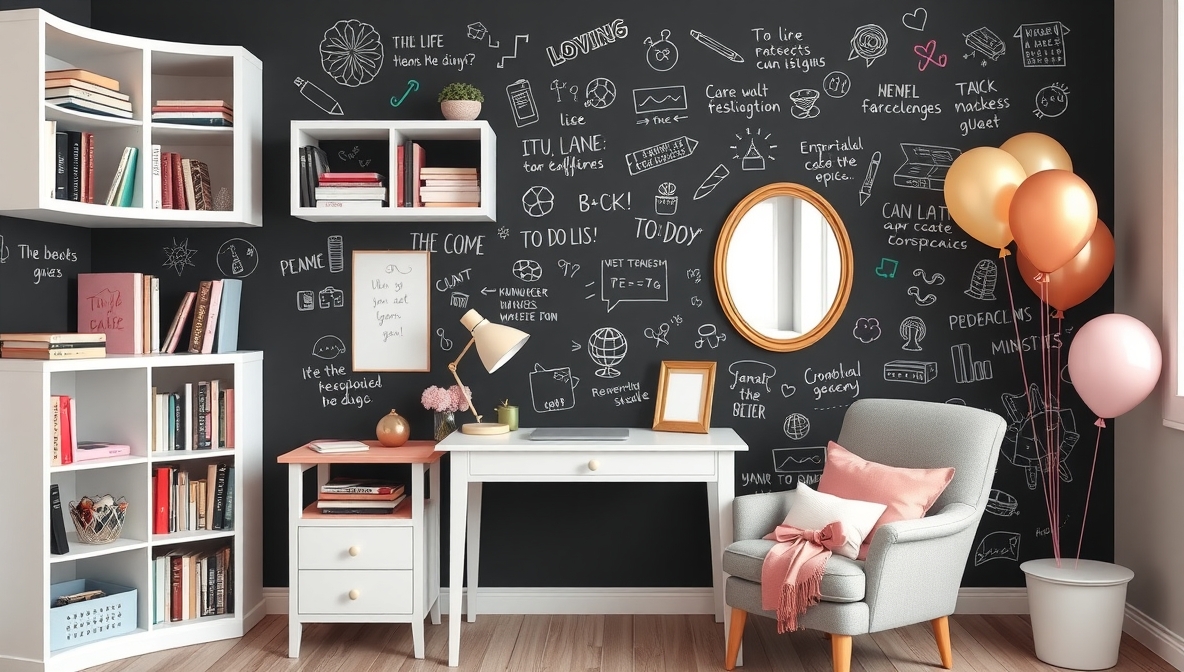 teen girl study room
