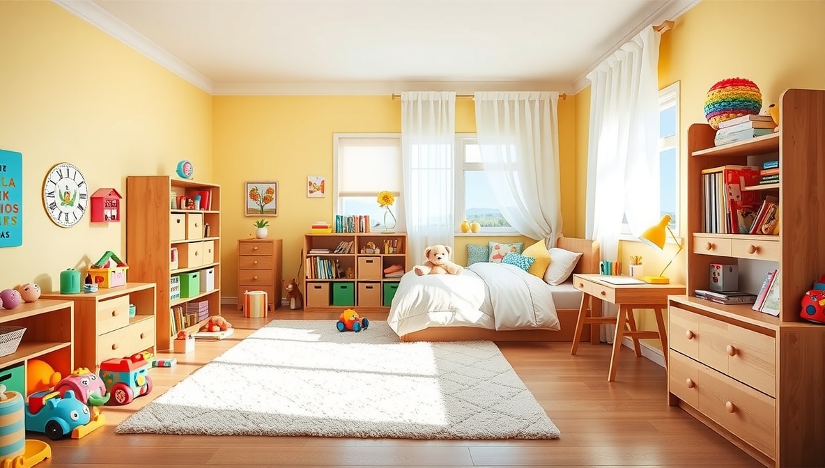 kids room setup