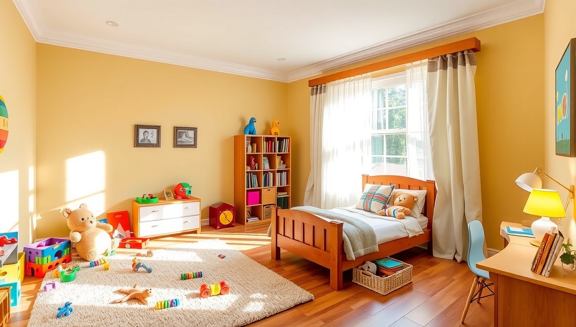 kids room setup