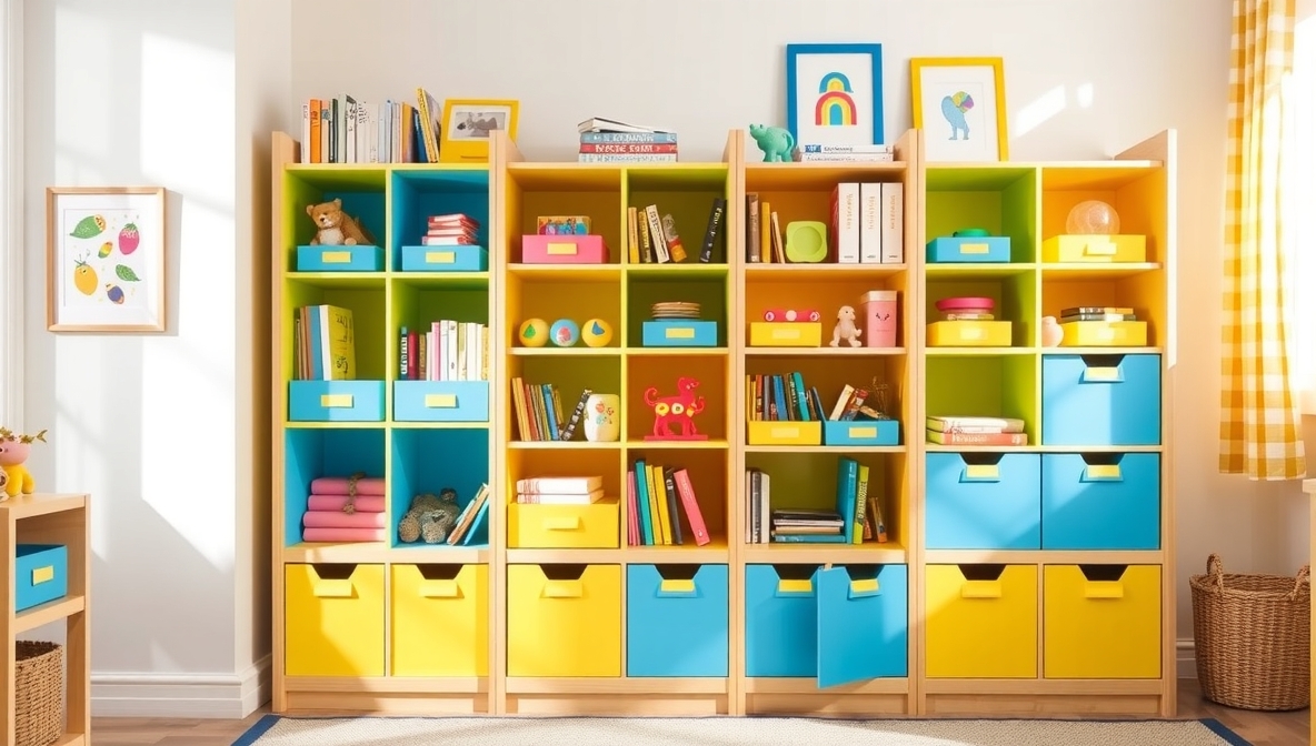 kids room storage