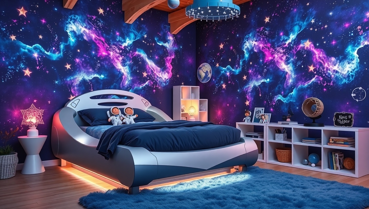 space themed bedroom