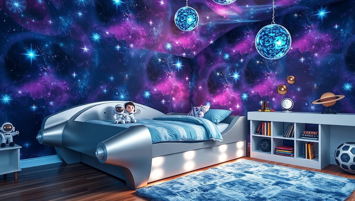 space themed bedroom