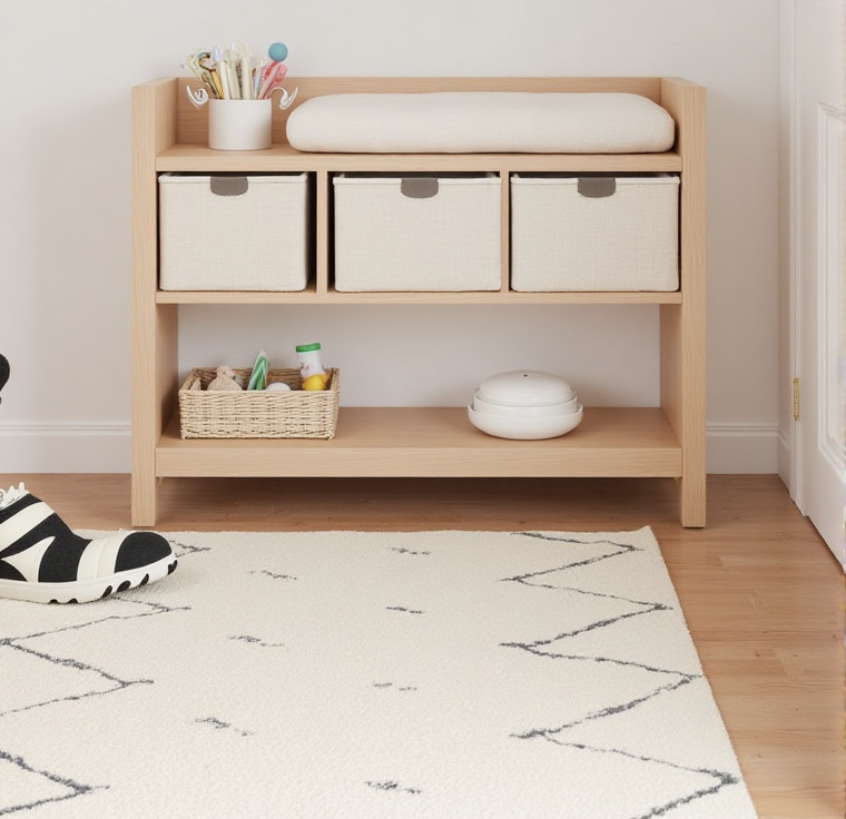 changing table bookshelf conversion