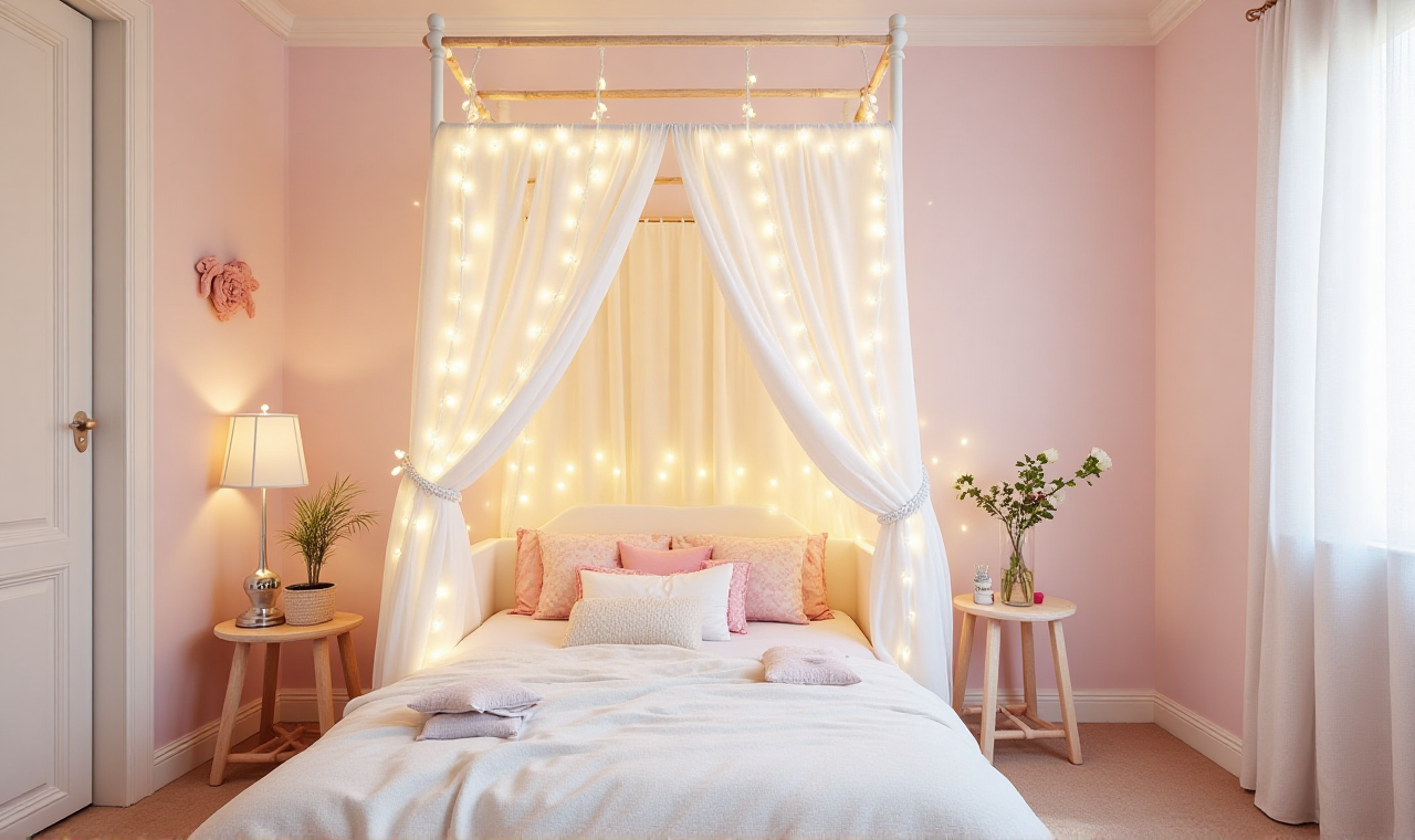 kids room bed canopy ideas