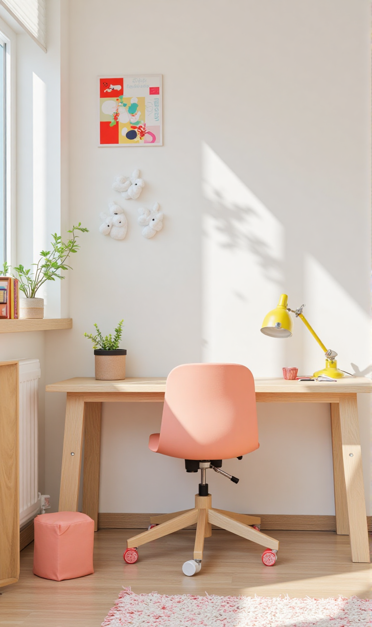 kids room desk chair ideas