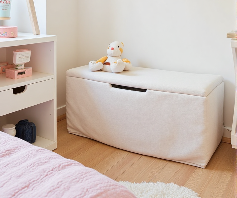 kids room storage ottoman ideas