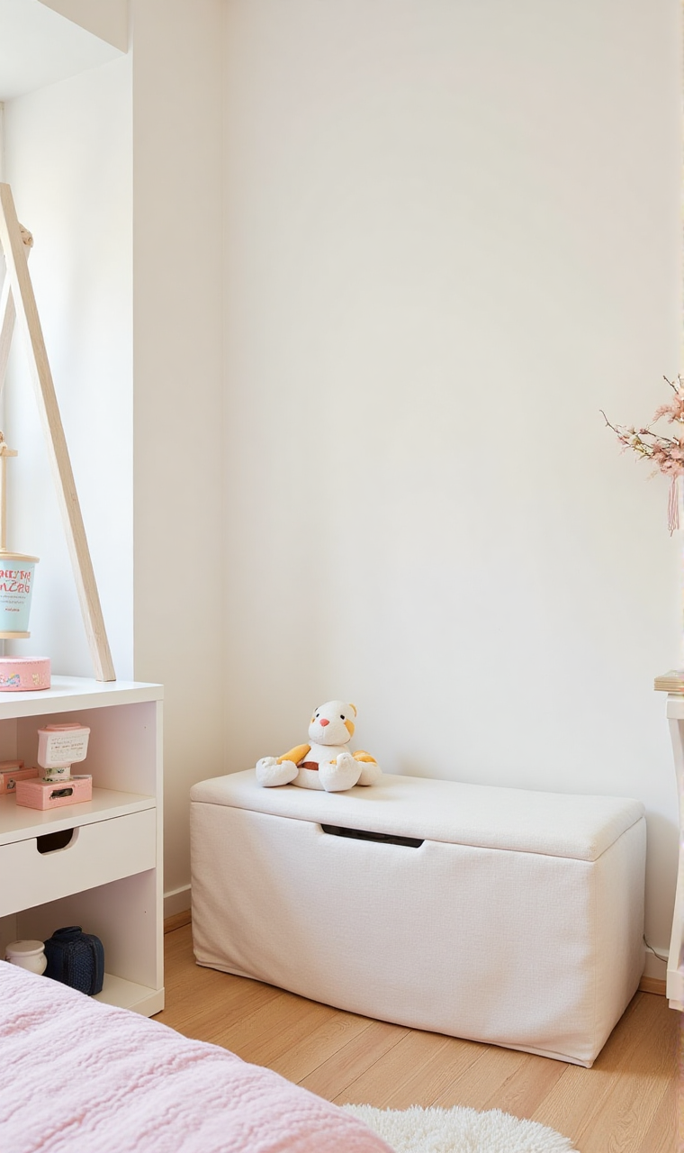 kids room storage ottoman ideas