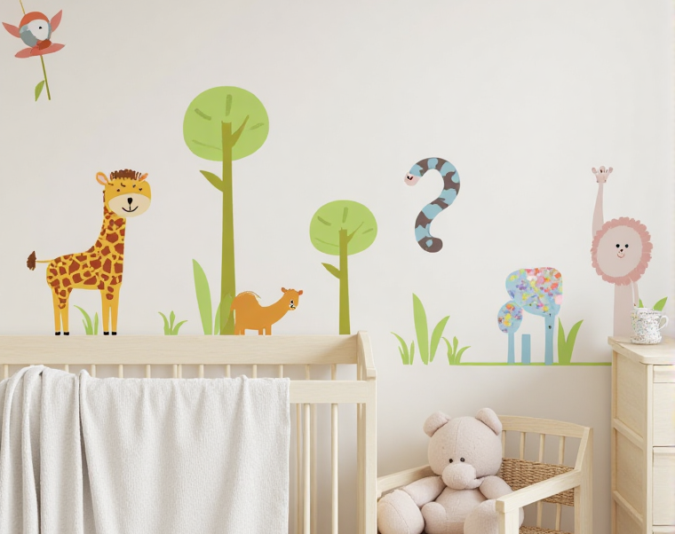 kids room wall decal ideas